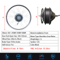 Duty Free 36V 250W-500W Electric Bike Kit Brushless Hub Motor 20inch-29inch 700C Front Wheel Electric Bicycle Conversion Kit LCD