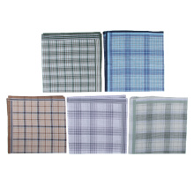 Pack of 5pcs Men's Handkerchiefs 100 % Cotton Premium Pocket Square Hankies Wedding Party Gift