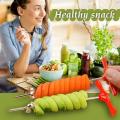 Stainless Spiral Cutter Rotating Machine Manual Slicer Healthy Creative Fruit Vegetable Tools Spiral Slicer Kitchen Tools