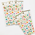 1 Sheet /Pack Underwater World Crystal Epoxy Stickers DIY Decorative Sealing Paste Stick Label