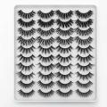 5/8/20 Pairs 3D Mink Lashes Natural False Eyelashes Dramatic Volume Fake Lashes Makeup Eyelash Extension Silk Handmade Eyelashes