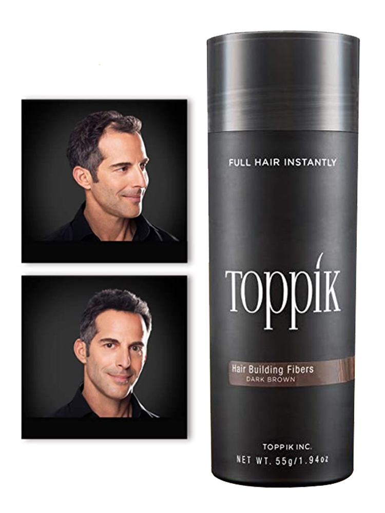 27.5g Toppik Hair Growth Fibers Keratin Thickening Spray Topic Hair Building Fibers Hair Loss Products Powder Set For Hair