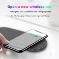 20W Qi Wireless Charger Pad For Samsung S20 S10 Dual 10W 2 in 1 Fast Charging Dock Station For iPhone 11 XS XR X 8 Airpods Pro