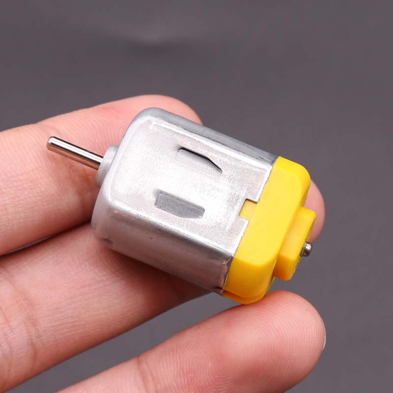 Strong Magnetic Field DC 12V Mute Large Torque 130 Micro Motor 13300RPM High Speed 65mA 130-10300 Hobby for DIY Model Making