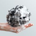 1pc Soft Shower Mesh Foaming Sponge Black Bath Bubble Ball Body Skin Cleaner Body Cleaning Tools Bathroom Accessories