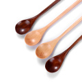 1PC Wooden Spoons Large Long Handled Spoon Kids Spoon Wood Rice Soup Dessert Spoon Coffer Tea Mixing Tableware 20 X 3cm