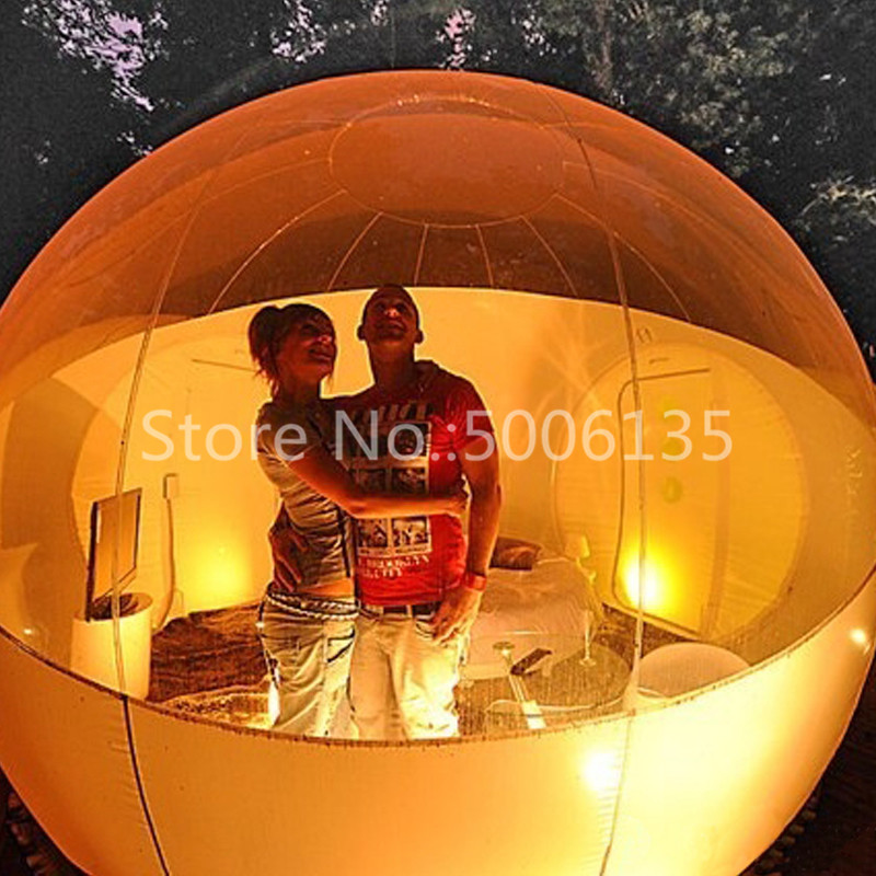 Bubble Inflatable Tent 3M PVC clear Camping Tents Inflatable event promotion tents,transparent bubble tent for trade show