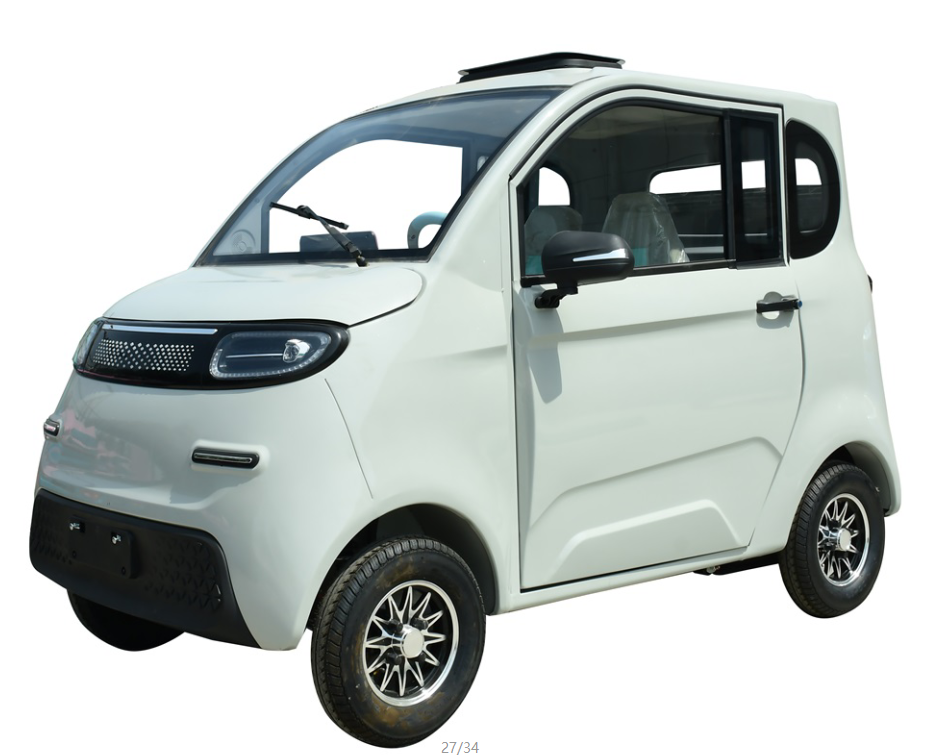 Cloud two-door, four-wheel fully enclosed electric vehicle