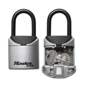 Master Lock 5406D Key Lock Box Padlock 3 Digit Combination Keys Storage Portable Lock Box Indoor Outdoor Weatherproof Safe Boxes