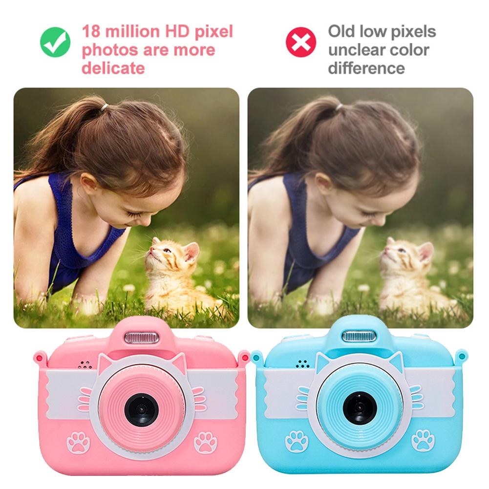 New Kids Camera 3 Inch Touch Screen Camera Digital Games Video Camera Kids Educational Toys Children Birthday Gift