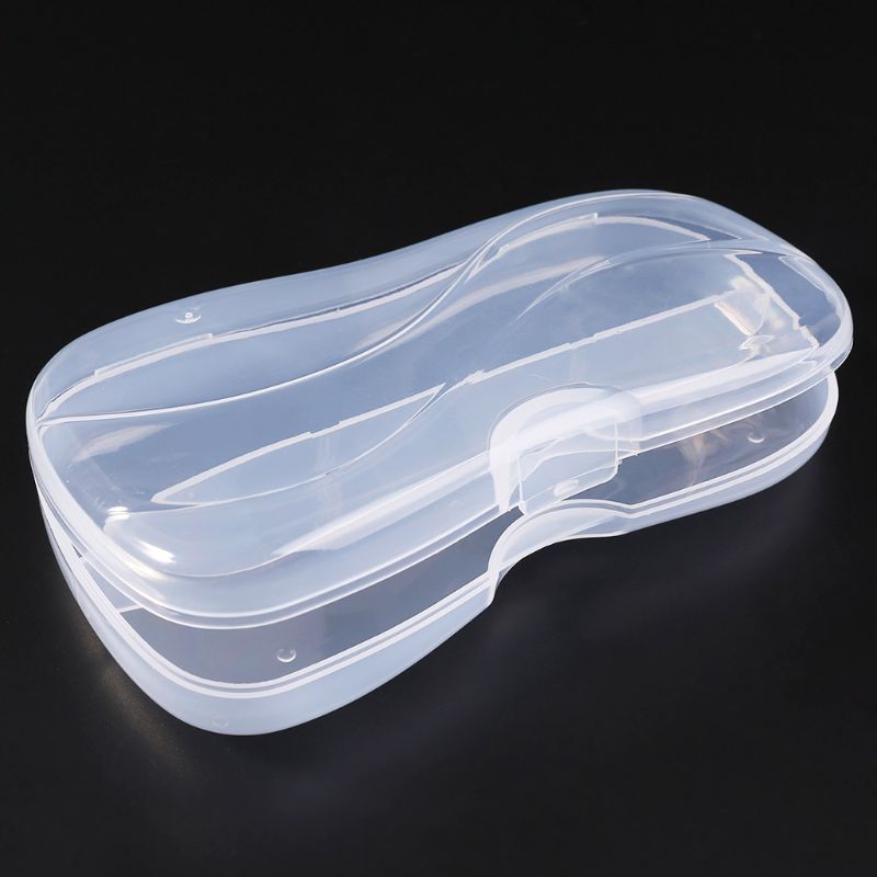 1PC Portable Transparent Plastic Tableware Case Spoon Fork Storage Box Cutlery Organizer Travel Kitchen Utensils