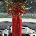 1Set JP Junction Produce Golden Kin Tsuna Rope Match More Colors Fusa Kiku Knot For Car Auto Rearview Mirror Fastening