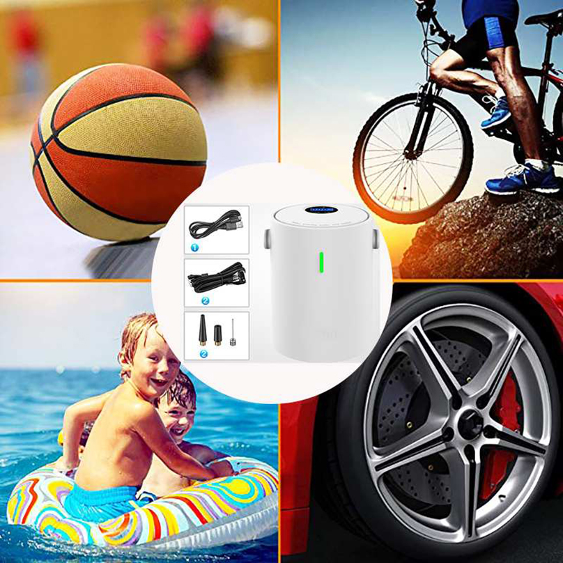 150PSI Wireless Car Air Compressor USB Charge Electric Inflator Power Car Tyre Pump Portable Tyre Inflatable Pump For Auto Bike