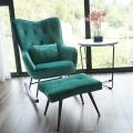 Nordic Rocking Chair Sofa Recliner Rocking Chair Getaway Chair Elderly Chair Bedroom Balcony Lounge Chair Siesta Chair