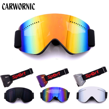 Winter Ski Goggles Skiing Men Women Snow Snowboard Goggles Single Layers UV400 Anti-fog Big Ski Mask Glasses