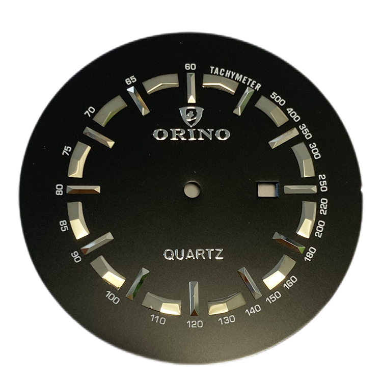 watch with black dial 