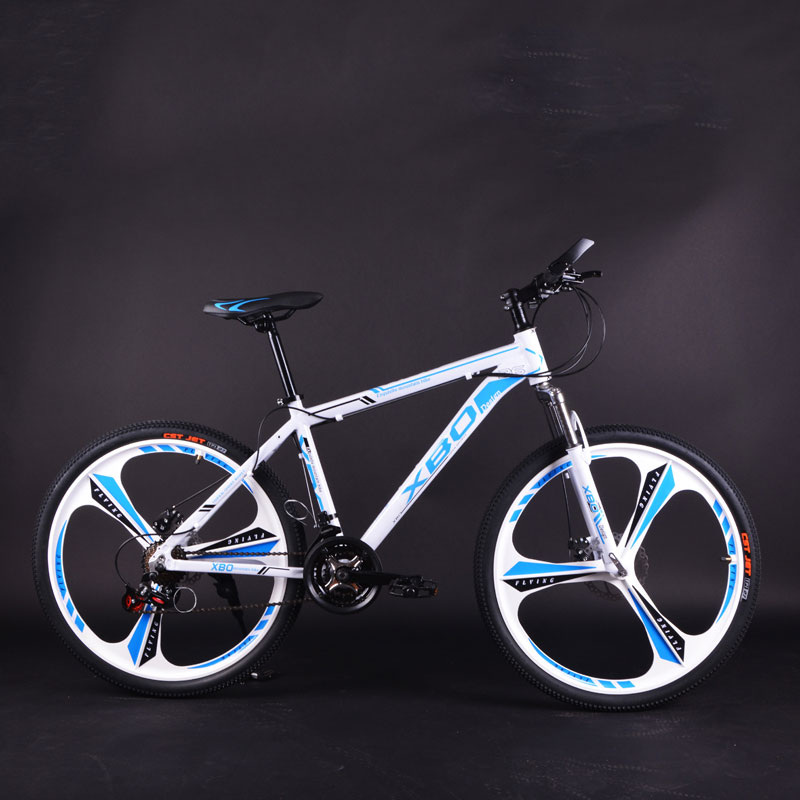 Bicycle Aluminum Alloy Mountain Bike 26 Inch Speed Shift One Wheel Double Disc Brake Shock Absorber Men and Women