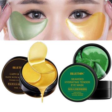 Natural Gold Collagen Mask Moisturizing Green Algae Tablets 60 Eye Mask Eye Anti-aging Cream Q2P9