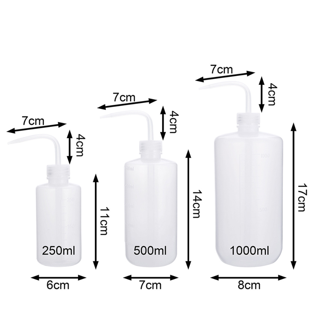 250/500/1000ml Plastic Squeeze Bottle Sauce Oil Water Dispenser Diffuser Wash Clean Squeeze Bottle