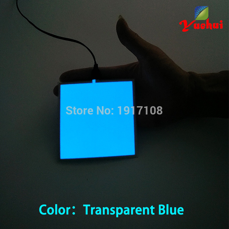 Fashion Luminous Product 10x10cm El Backlight, El Panel + 3v Controller + (Light Blue) For Car, Baby Room Decoration