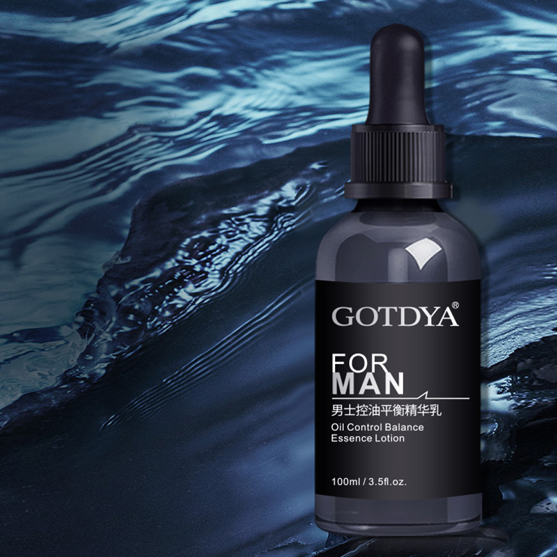 Gotdya Men's Refreshing Oil Control Set.Men's skin care three-piece set. Facial cleanserEssence waterEssence milk