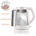 CUKYI Household electric kettle insulation 304 stainless steel Boil 4 minutes Auto power off temperature control