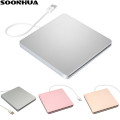 New USB 2.0 Portable External VCD CD-RW Read And Writer BurnerCD DVD ROM Reader Player Drive For IMac MacBook Air Pro Laptop PC