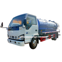 ISUZU 4-6 tons Vacuum Pump Sewage Suction Truck
