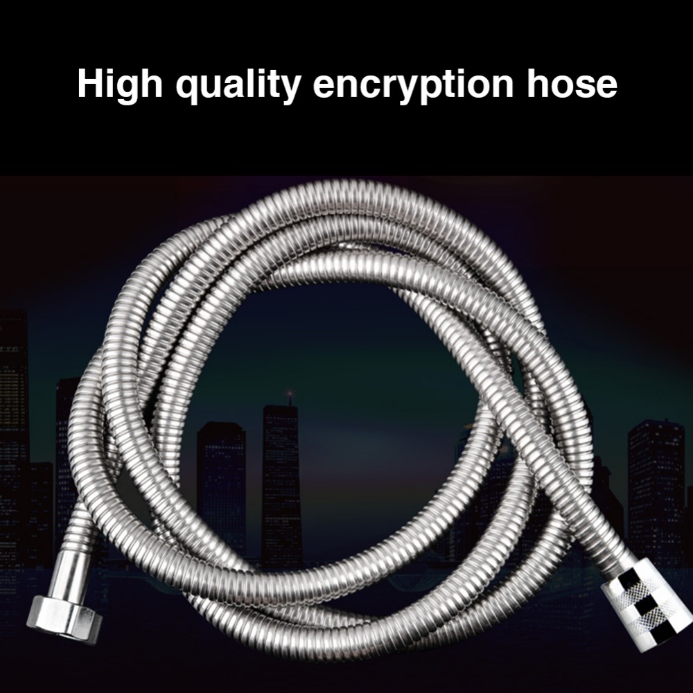 High quality Stainless Steel Shower Hose Bath Handheld Shower Head Pipe Flexible Shower Hose Explosion-proof pipes 1.5M/2M/3M
