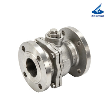 Stainless Steel Flanged Two Way Ball Valve