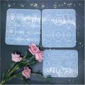 Transparent Silicone Mould Dried Flower Resin Decorative Craft DIY earring Mold epoxy resin molds for jewelry