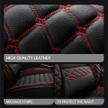 Car Seat Covers Full Set PU Leather 5D Auto Car Seat Covers Protector Cushion Automobiles Seat Covers Car Interior Accessories