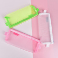 1pcs Net Yarn Transparent Pencil Case Lapices Bags Stationery Kit Girl Students Zip File Bag School Supplies Zip File Bag