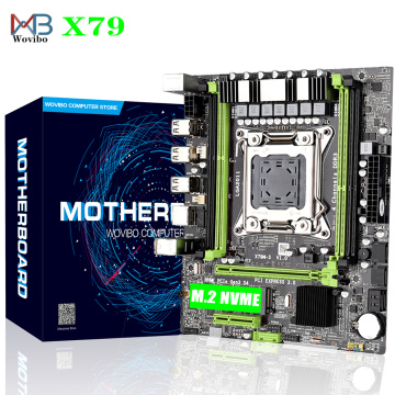 X79 Motherboard LGA 2011 Mainboard Desktop Server DDR3 REG ECC RAM Memory For Xeon LGA2011 E5 V2 V1 CPU With NVME M.2 Placa Mae