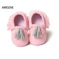 New Style Fringe Suede PU Leather Baby Kid Children Soft Soled Anti-Slip First Walkes Shoes Baby Moccasins Soft Moccs Shoes