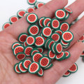 100g/lot Watermelon Slices Polymer Clay Fruits Hot Soft Clay Sprinkles for Toys Arts Decoration DIY Crafts Filler Accessories