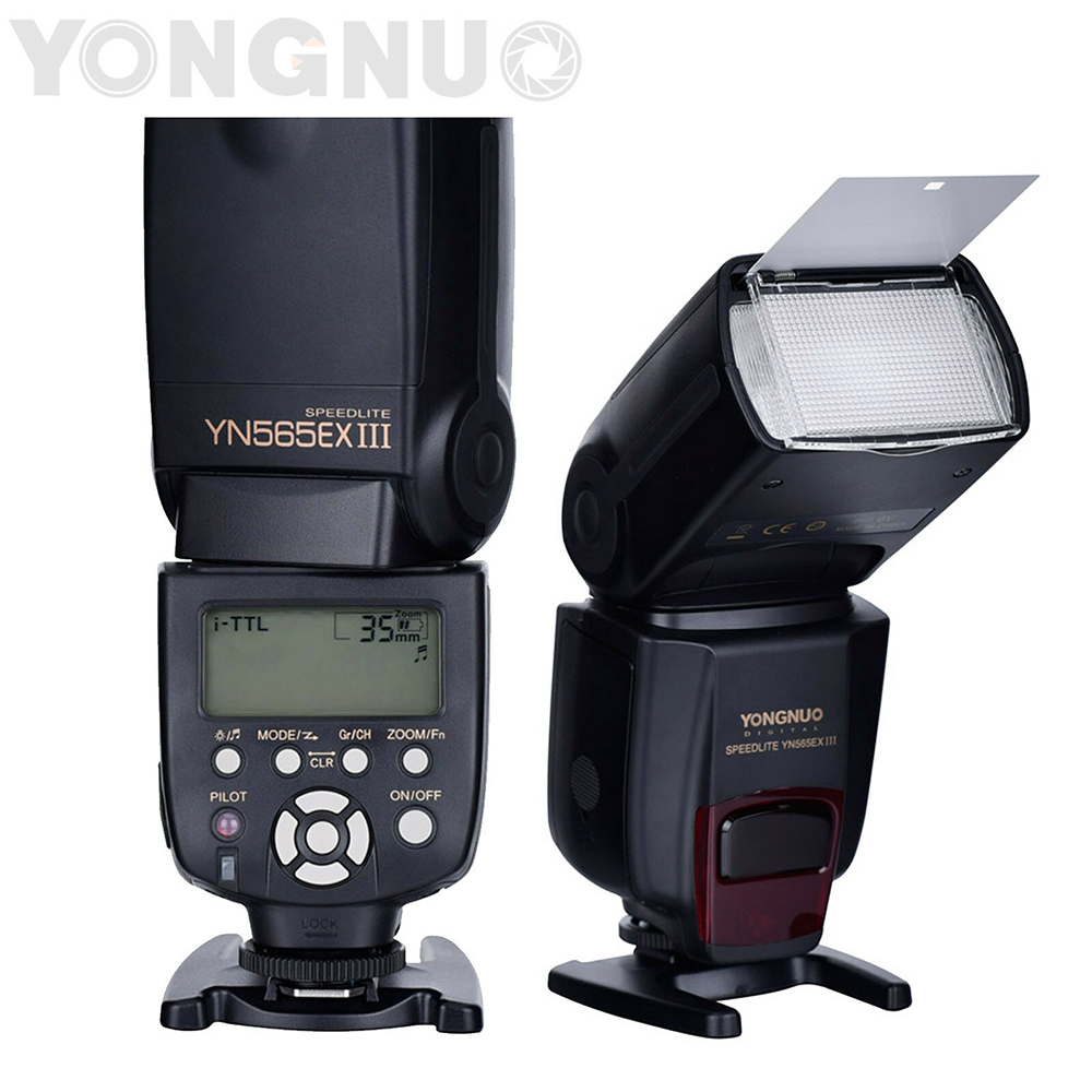 Yongnuo YN-565EX III TTL Flash Speedlite Light YN565EX-N GN58 for Canon nikon 10D 1D 7DII 6D 5D 5DII 5DIII D7000 D90 D300 D3500