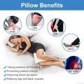 Orthopedic Pillow for Sleeping Memory Foam Leg Positioner Maternity Pillow Knee Support Cushion Home Sciatica Relief Back