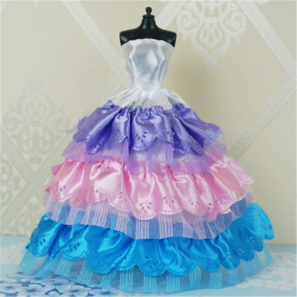 Multi Styles Evening Dress For Doll Wedding Dress Furniture For Dolls Puppet Clothes For Dolls Accessories