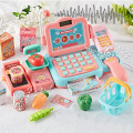 Supermarket Education Toys Simulated Cash Register Toy Kits Role-playing toys for Kids Checkout Counter Role Pretend Play