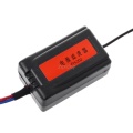 1Pc DC 12V Power Supply Pre-wired Black Plastic Audio Power Filter for Car VEA22P Filtering For Audio Dropship