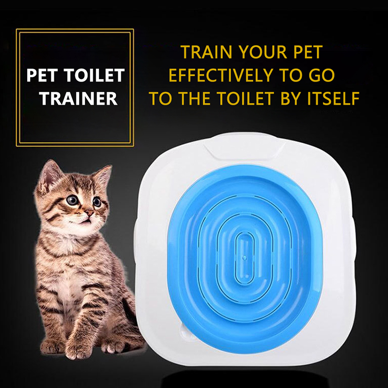 Pets Toilet Trainer Litter Box For Puppy Cat Litter Tray Mat Pet Cleaning Toilet Seat Pet Training Products 40*40*3.5cm