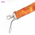 R0016 Ransitute Van Gogh Mobile Phone Straps Neck Lanyards For Keys ID Card Mobile Phone USB Holder Hang Rope Webbing