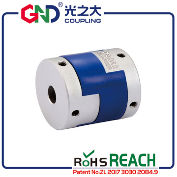 GND shaft coupling D25 L28 aluminum alloy oldham setscrew series Stepper Motor Flexible Shaft 5mm To 14mm for CNC servo motor