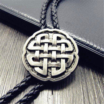 Bolo Tie New retro shirt chain lucky knot collar necklaces long neckties pendant