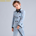 Vest+Blazer+Pants 6pcs Kids Child Boys Suits Formal Costume Gentleman Blazers Suit Wedding Suit Boy Children Party Clothing 2020