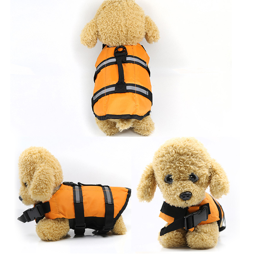 Puppy Dog Rescue Swimming Wear Safety Clothes Vest Swimming Suit Outdoor Pet Dog Cat Float Doggy Life Jacket Vests XS-XL