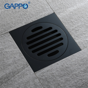 GAPPO Drains square linear bath shower floor drain cover stopper bathroom shower drain strainer waste drainer