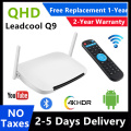 2021 Leadcool QHDTV Q9 Set Top Box 8GB 16GB RK3229 Quad Core 2.4G WiFi Media Player iptv m3u Leadcool Android 8.1 Smart TV Box