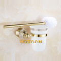 Luxury Crystal Gold Color Bathroom Accessories Set Gold Polished Brass Bath Hardware Set Wall Mounted Bathroom Products banheiro